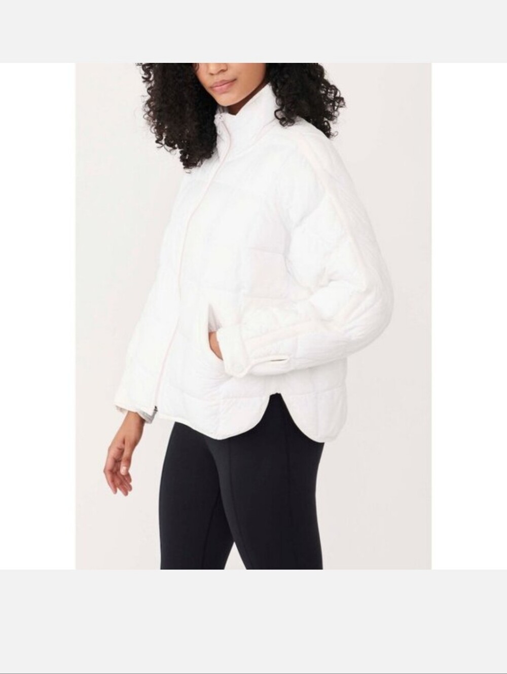 FP MOVEMENT Pippa Packable Puffer Jacket / White Size M